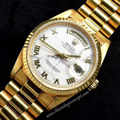 rolex day date 18k gold|Rolex Day-Date 18238.